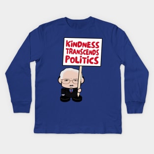 Mr. Berniebot POLTICO'BOT Toy Robot (Kindness Transcends Politics) Kids Long Sleeve T-Shirt